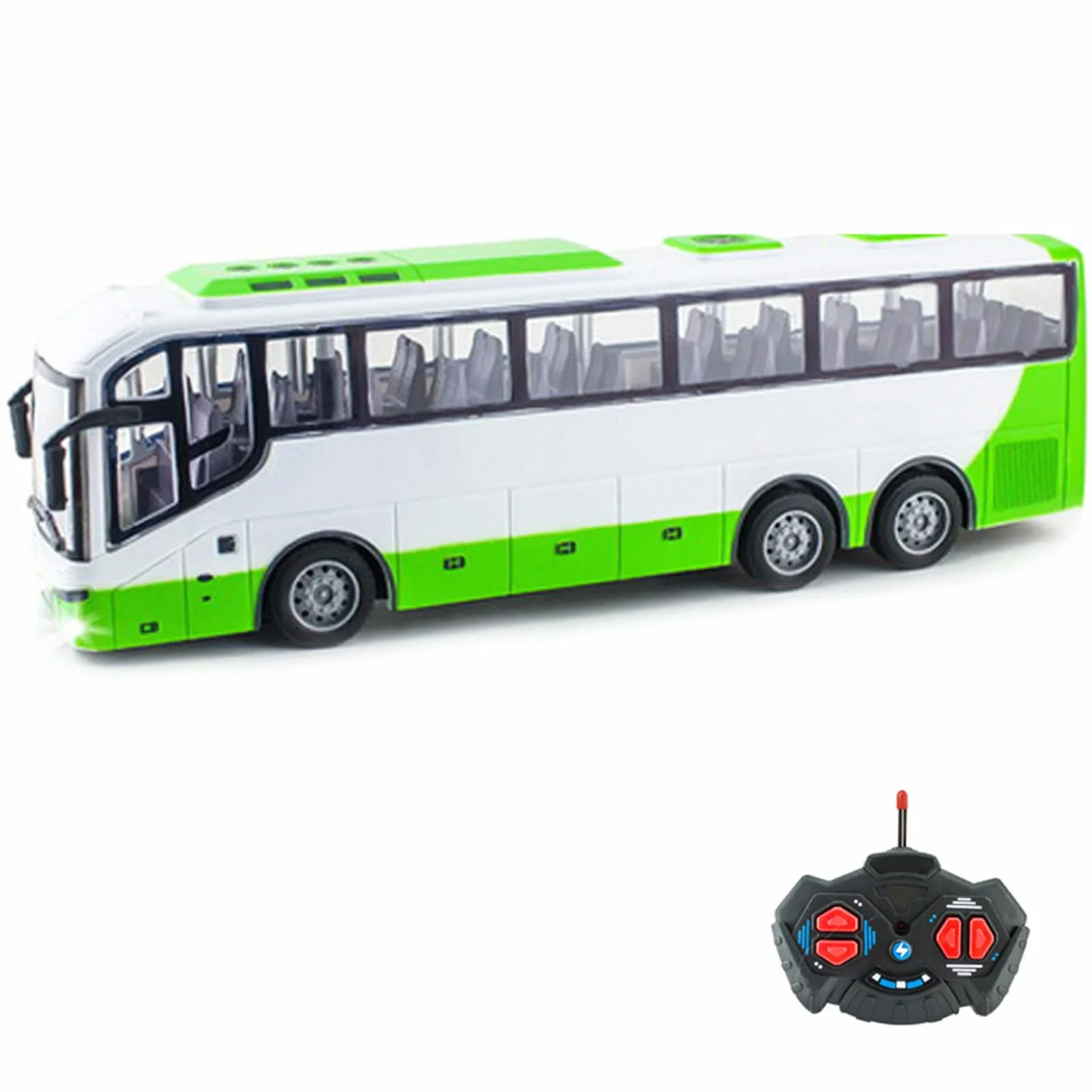 Bus Jouet électrique sans Fil 12 4 x 3 2 x 4 5 Pouces simulateur Tourisme réaliste échelle 1:30 télécommande