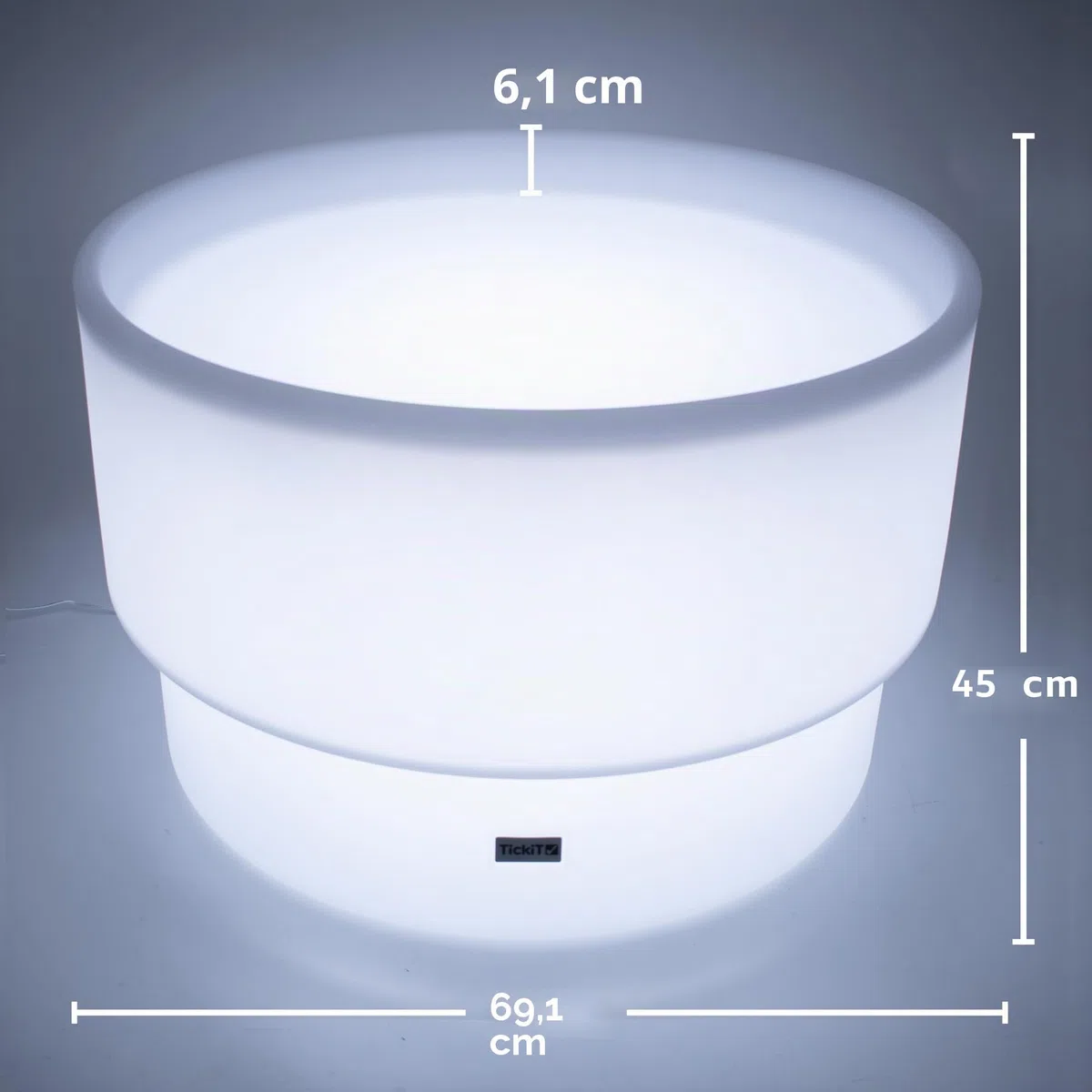 TickiT 75563 Sensory Mood Discovery Table-Colour Changing,White