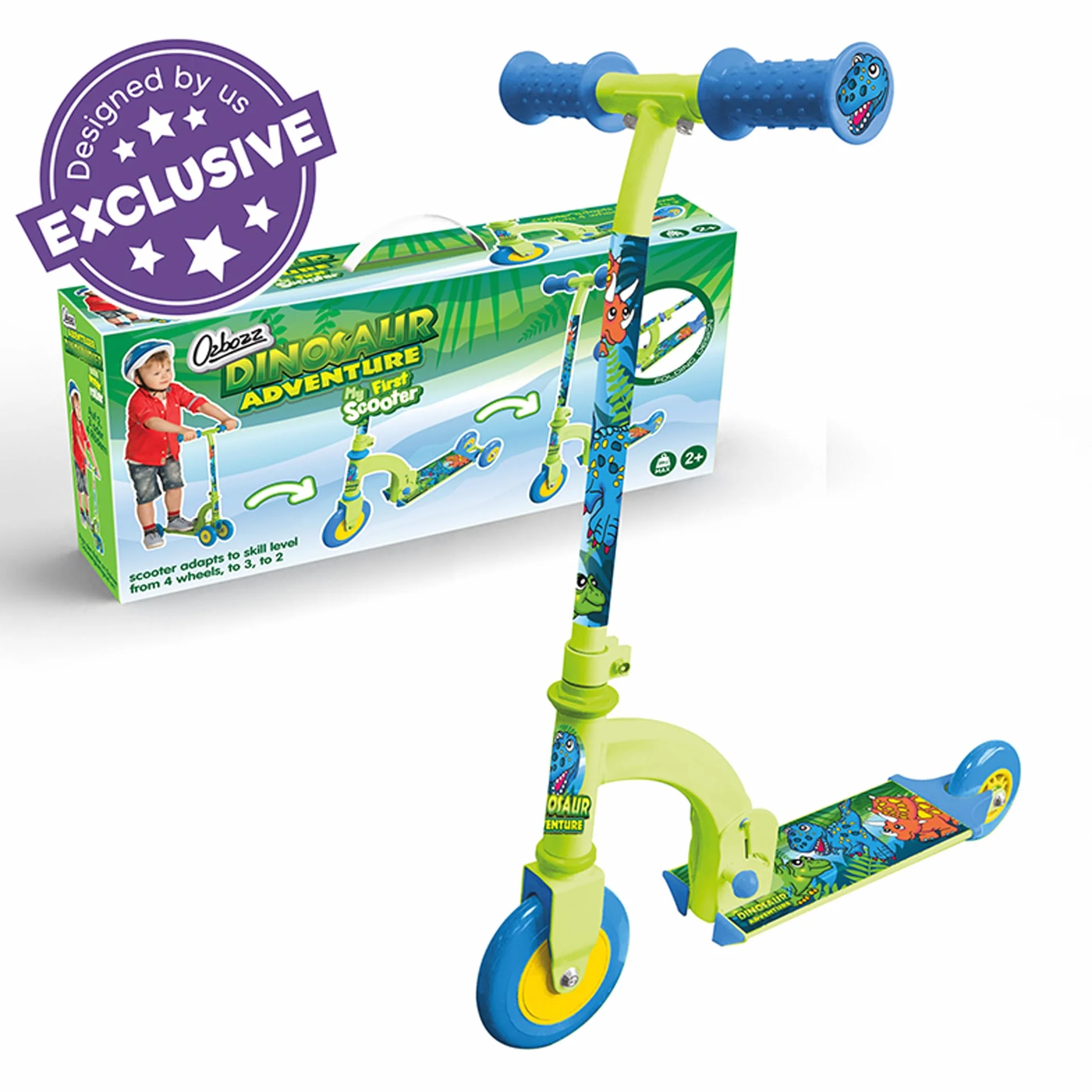 Ozbozz Ma Première Trottinette Dinosaure Grossman SV20038