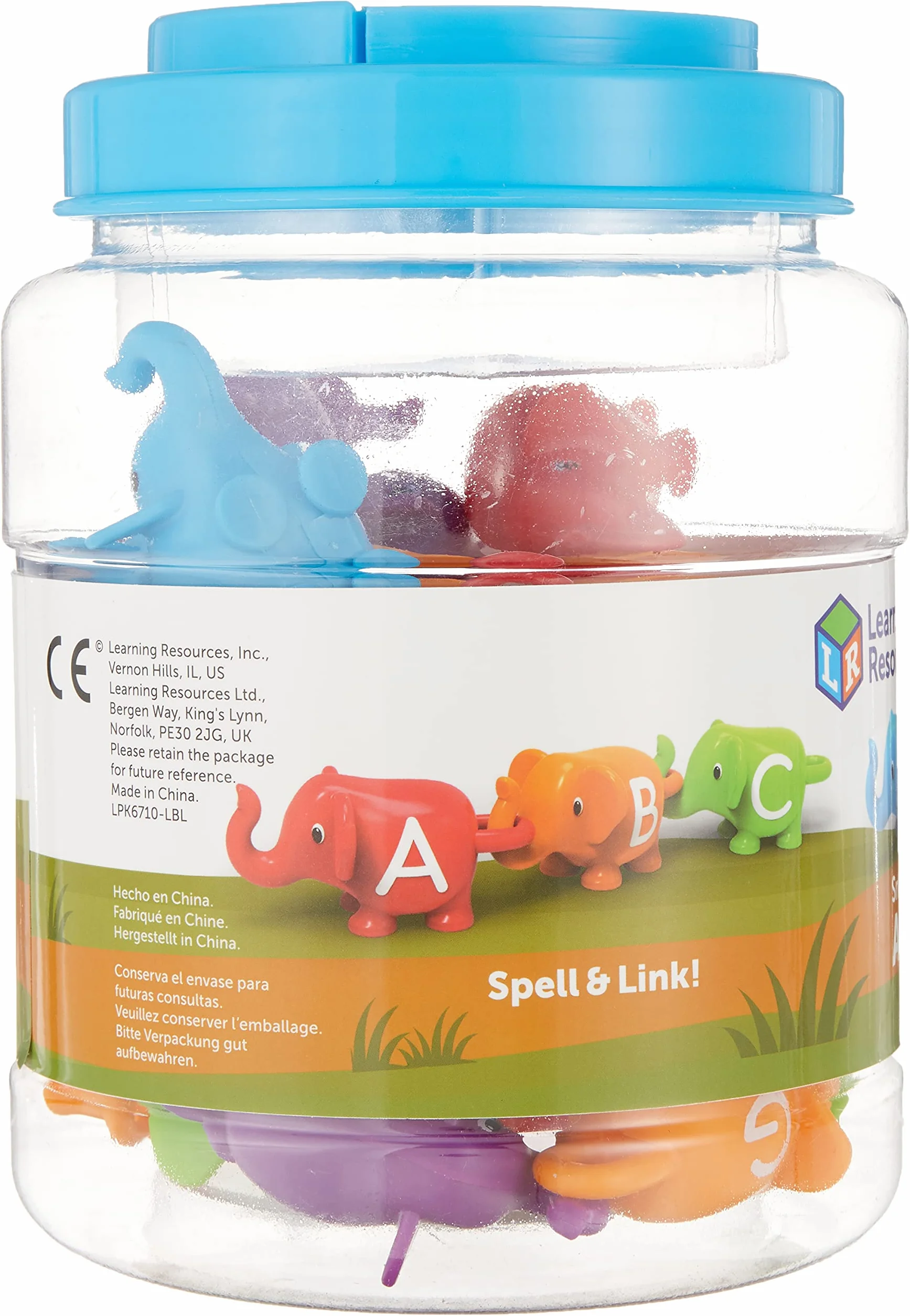 Learning Resources Alphabet des éléphants Snap-n-Learn