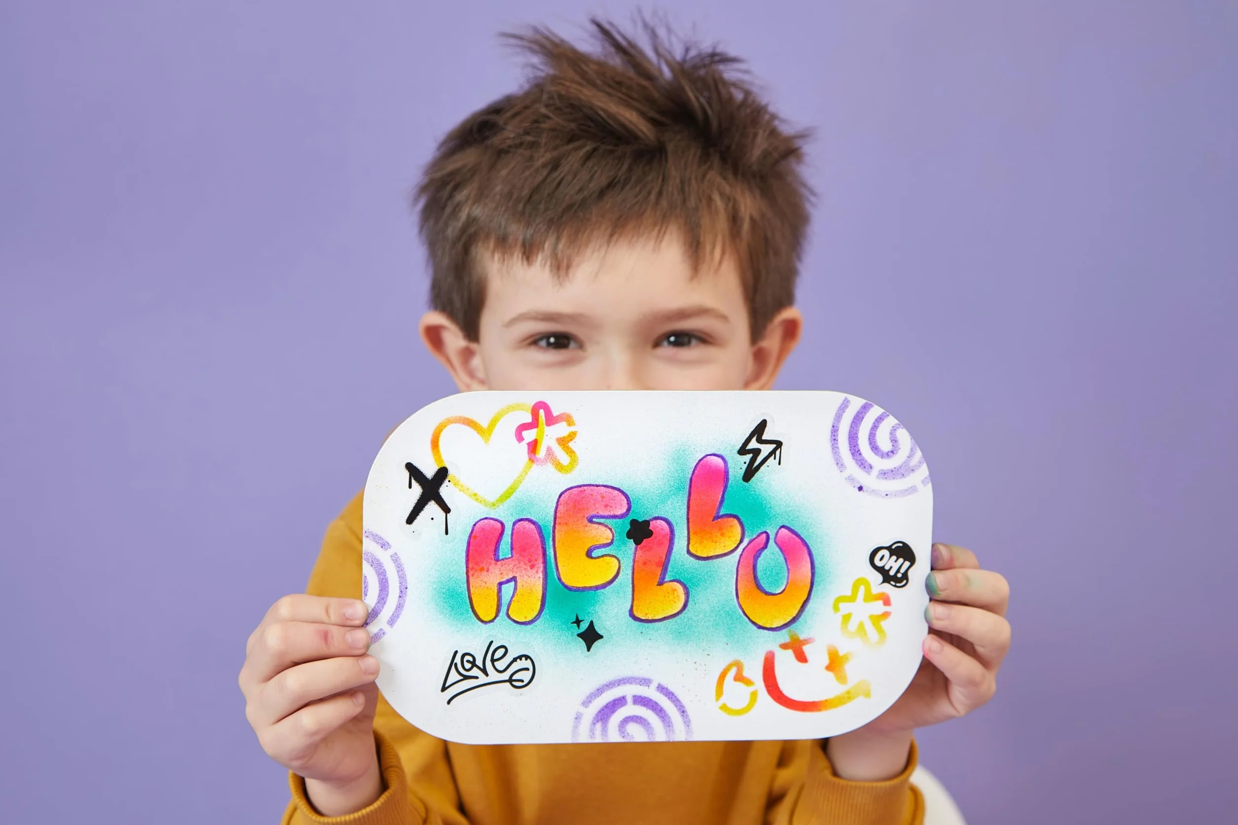 Maped Creativ Airbrush Maker Pulvérisateur Aérographe Enfant Kit de Loisirs Créatifs