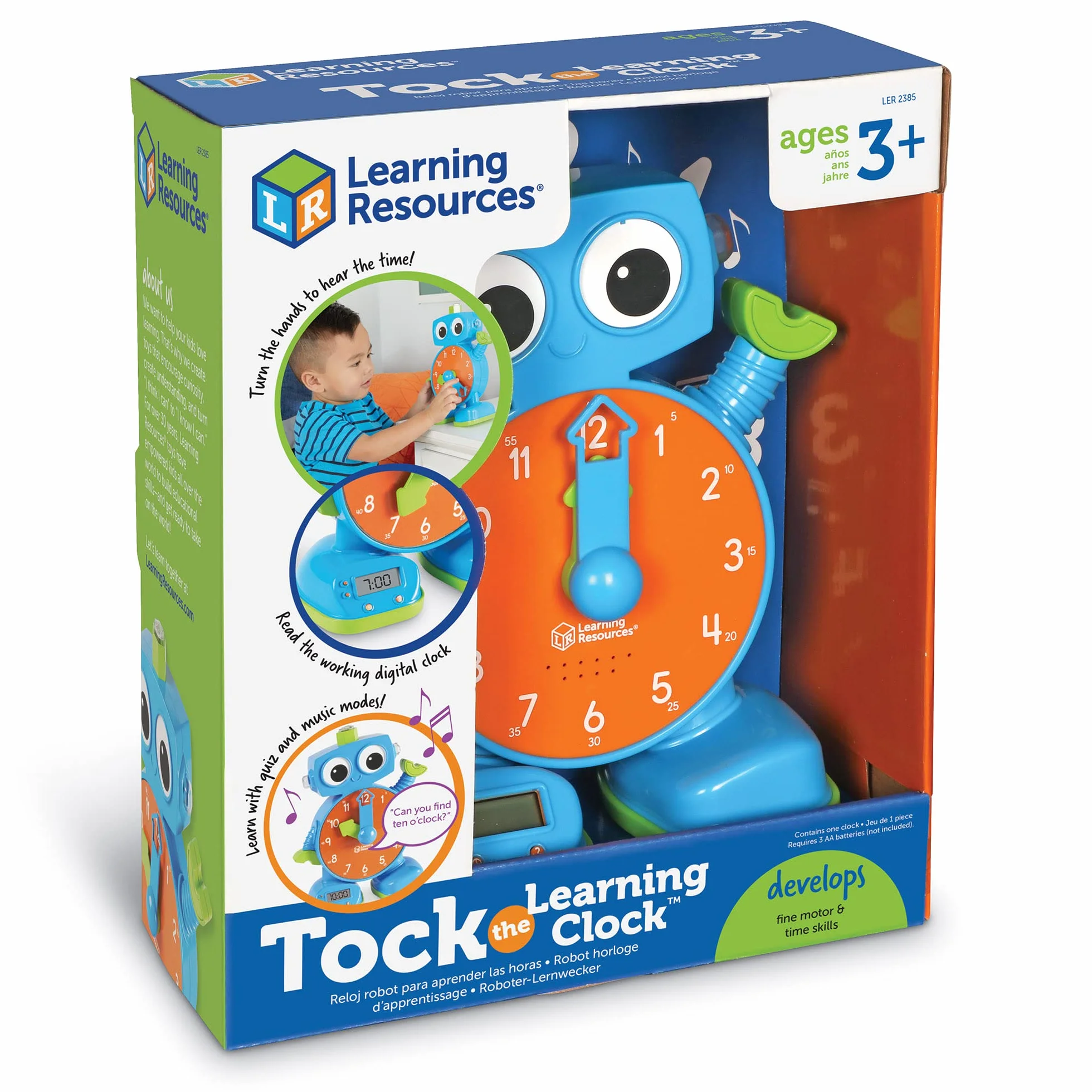 Learning Resources Horloge d’Apprentissage Tac