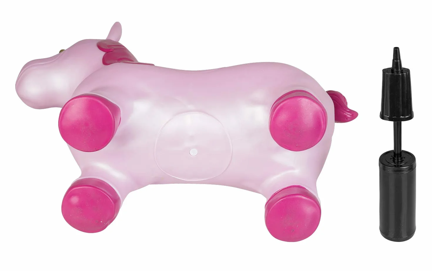 Idena Cheval Sauteur Licorne Rose 50 kg 59 x 23 x 53 cm Pompe à air