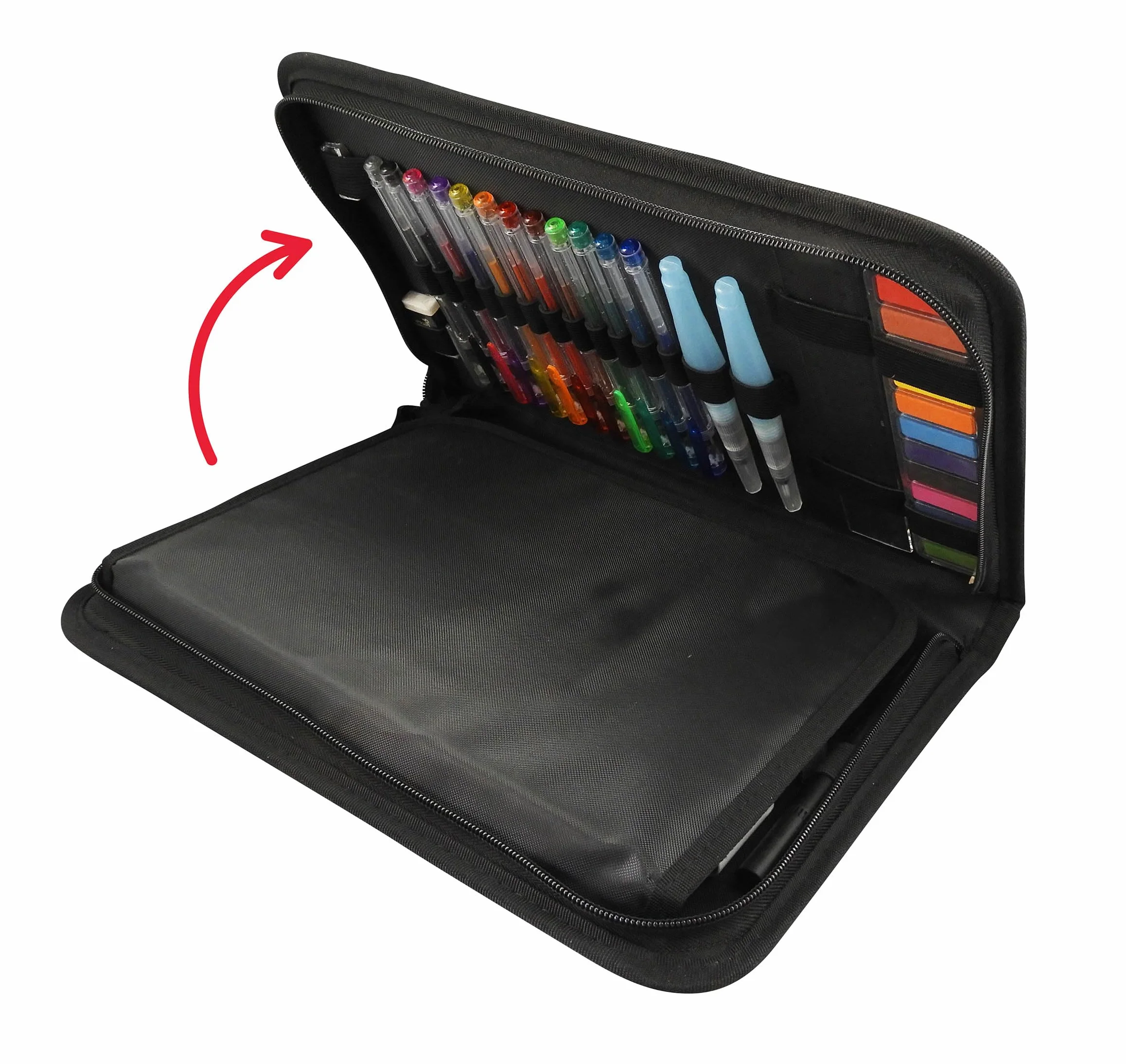 Buki Professional Studio Trousse à Dessin Noir 5436