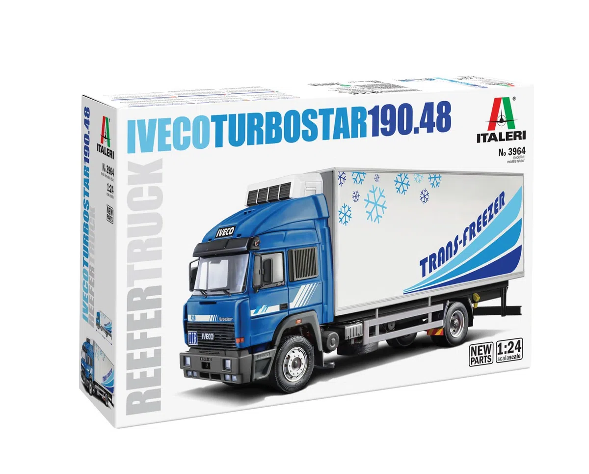 Italeri 3964 Turbostar 190.48 Reefer Truck, échelle 1:24, Plastic Model Kit/Modèle en plastique à monter