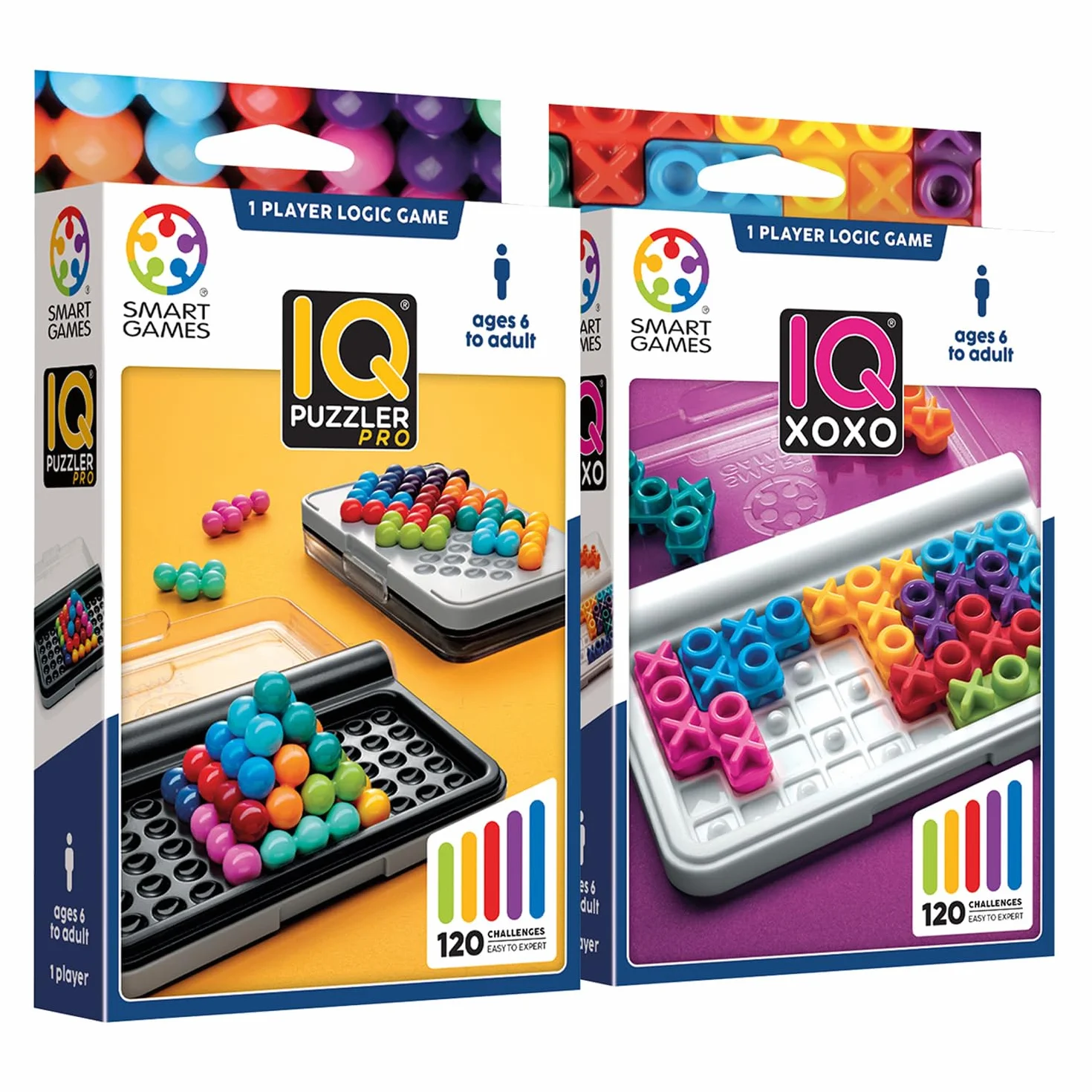 Smart Games IQ Puzzler Pro IQ XOXO Jeux De Logique Jeu De Reflexion Educatif 6 Ans